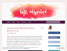 Tablet Screenshot of lifeabsorbed.com